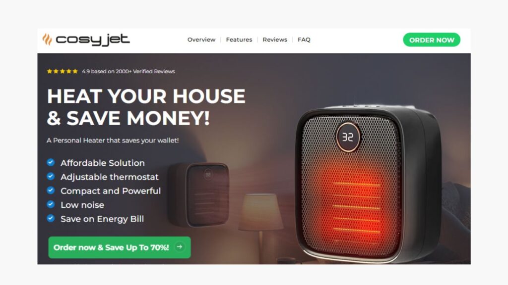 CosyJet heater review