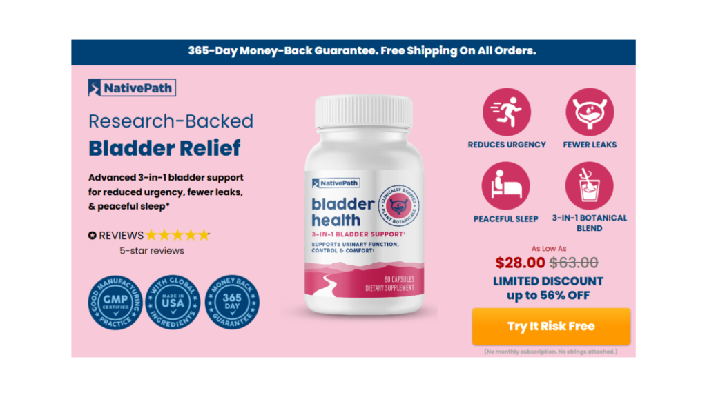 NativePath Bladder Health reviews