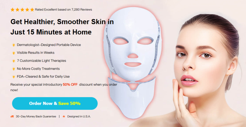 Gizmx LED Therapy Mask-review